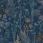 Zen Floral Metallic Wallpaper Double Roll-1356981182