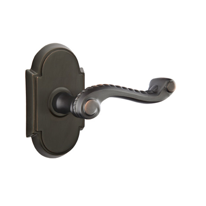 Privacy (Bed & Bath) Door Lever, Left, Oil Rubbed Bronze