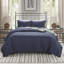 Courtepointe double / grand / marine, réversible avec patchwork et tissu écossais, 10% autres fibres, taies décoratives à fermeture à glissière bleu marine pour lit double / grand, motifs écossais, rembourrage en coton, fermeture à glissière facile à utiliser-117361694