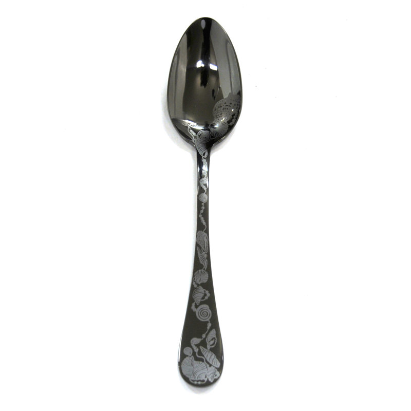 Venere Table Spoon - 48 Pieces, Oro-nero
