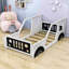Lit plateforme simple avec roulettes-1937595631