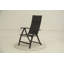 Ensemble de 2 chaises de patio pliantes en tissu textilène rembourré