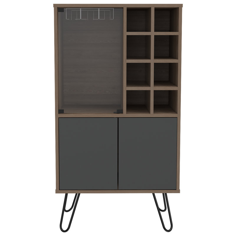 Rocklin Bar Cabinet low and compact
