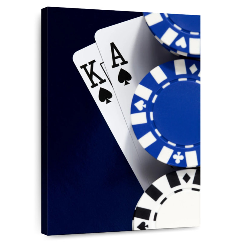 Senne Royal Flush All In, 24" H x 16" W