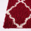 Tapis géométrique rouge / ivoire-1312769459