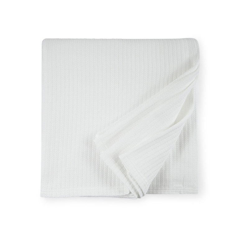 Grant Cotton Blanket, Twin, White
