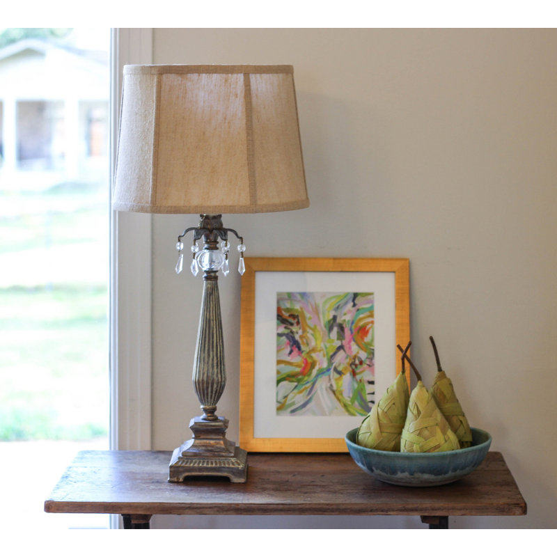 Abat-jour tambour en toile 15 po