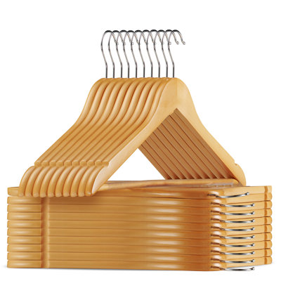 Solid Wood Non-Slip Standard Hanger