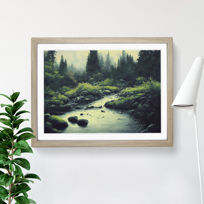 XH1022-9862X Forest Steam Vol.5 - Single Picture Frame Print