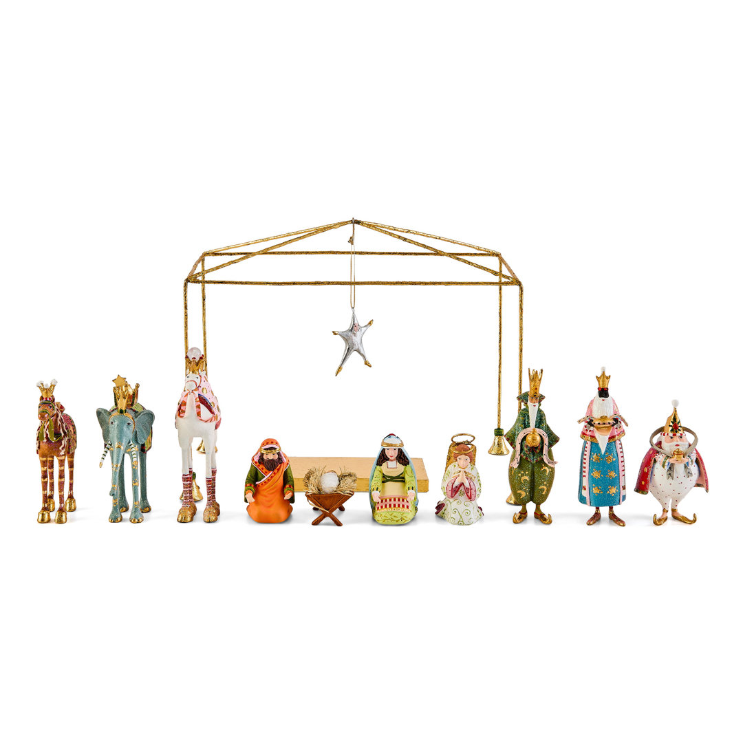 13 Piece Nativity Patience Brewster Mini Introductory Set MacKenzie-Childs