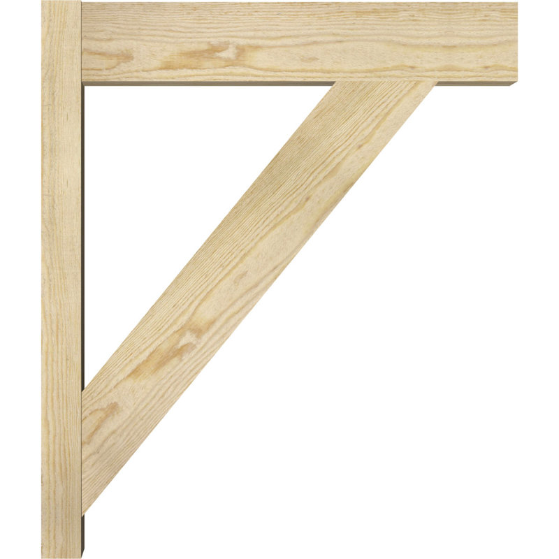 Pavé traditionnel traditionnel, P 24 po x H 28 po, Sapin Douglas de 8 po (sciage brut)
