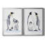 «Emperor Penguins I», ensemble de 2 peintures sur toile encadrées-462037790-462037791