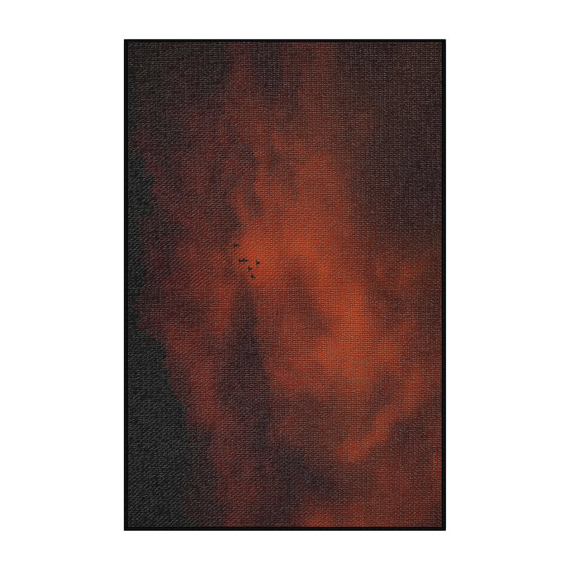 Abstract Indoor Rug, Rectangle 2' x 4'