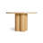 4 Quarter Round Solid Wood Dining Table-90927617-90927615