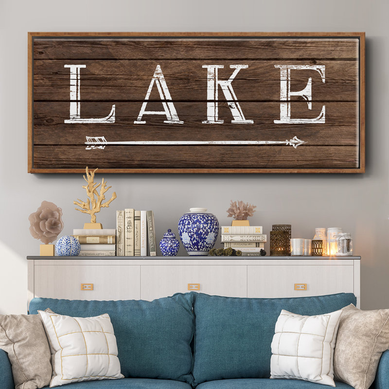 To the Lake - Toile encadrée