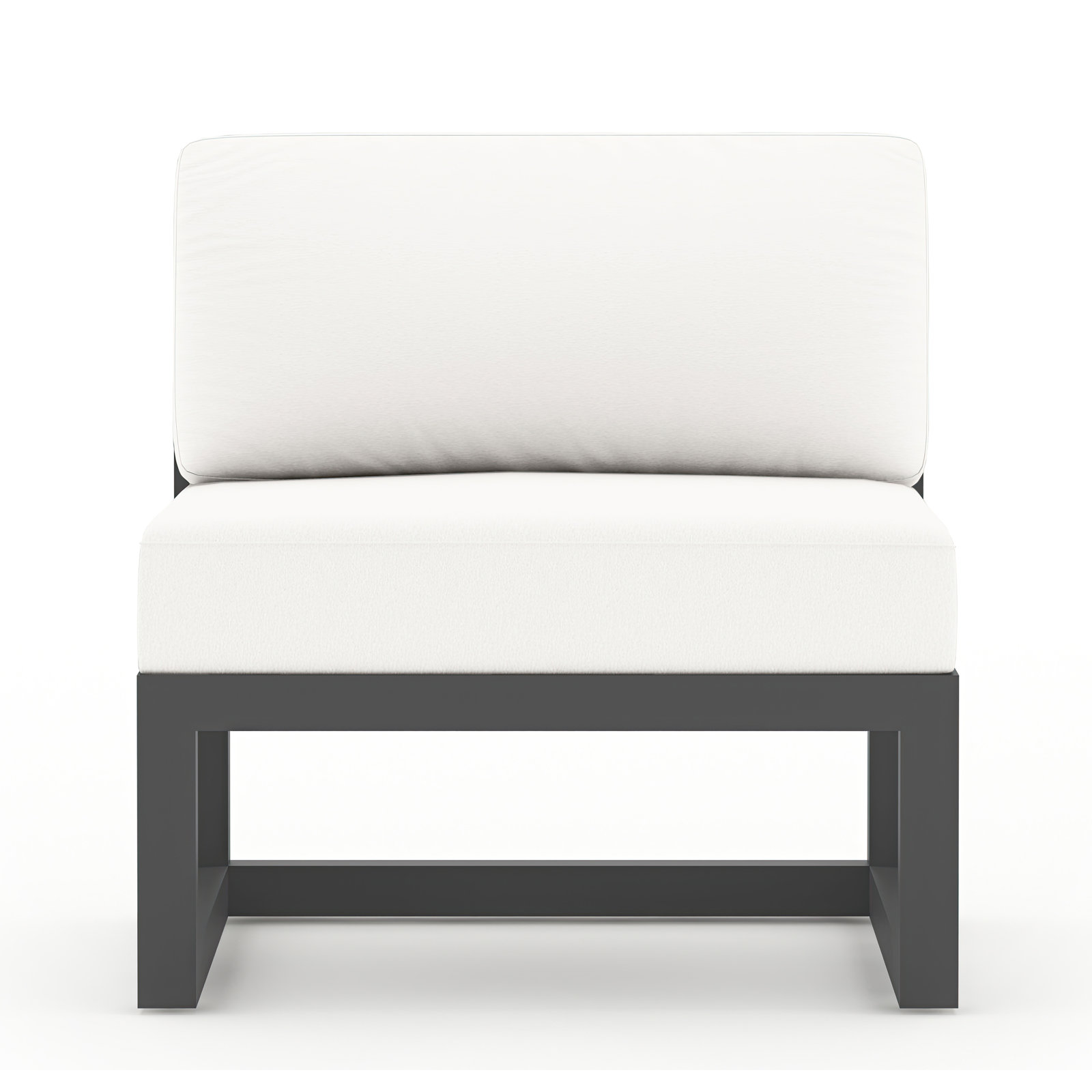 Smith Sunbrella® Patio Lounge Chair, Canvas Natural, Slate