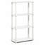 Bibliothèque en plastique Johnston H 43,7 "x l 23,6"-840017594