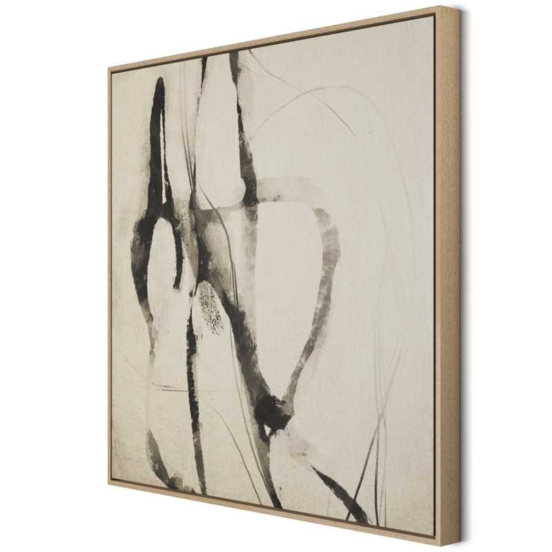 Styled Painting by Dan Hobday, Vertical Grain White Oak, 48" H x 48" W
