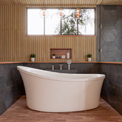 70.87'' x 33.5'' Air Acrylic Bathtub