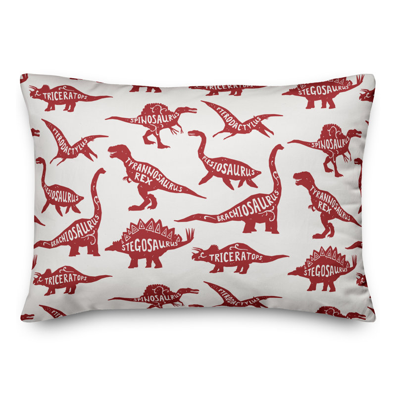 Rectangular Pillow Cover & Insert, Red 