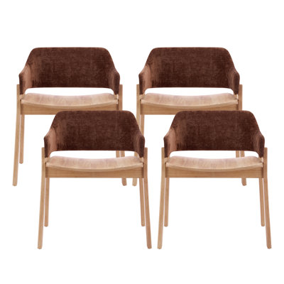 Fauteuils de salle à manger rembourrés Montara