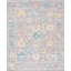 Oriental Area Rug in Silver