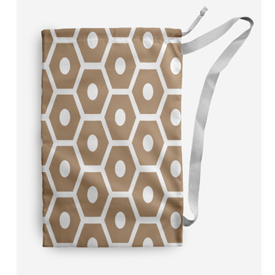 Sac à linge géométrique