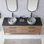 Dasher 72" Double Bathroom Vanity with Mirror