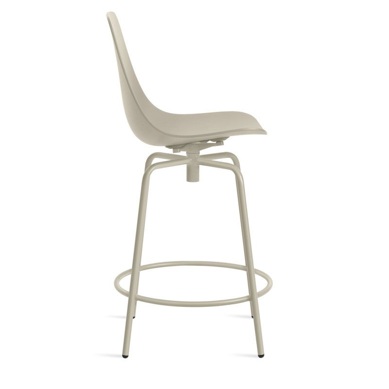 Clean Cut Swivel Stool, White Oak, Counter Stool (24" Seat Height)