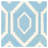 Dhurries Hand Woven Flat Weave Wool/Cotton Geometric Rug in Ivory/Blue-1436808032