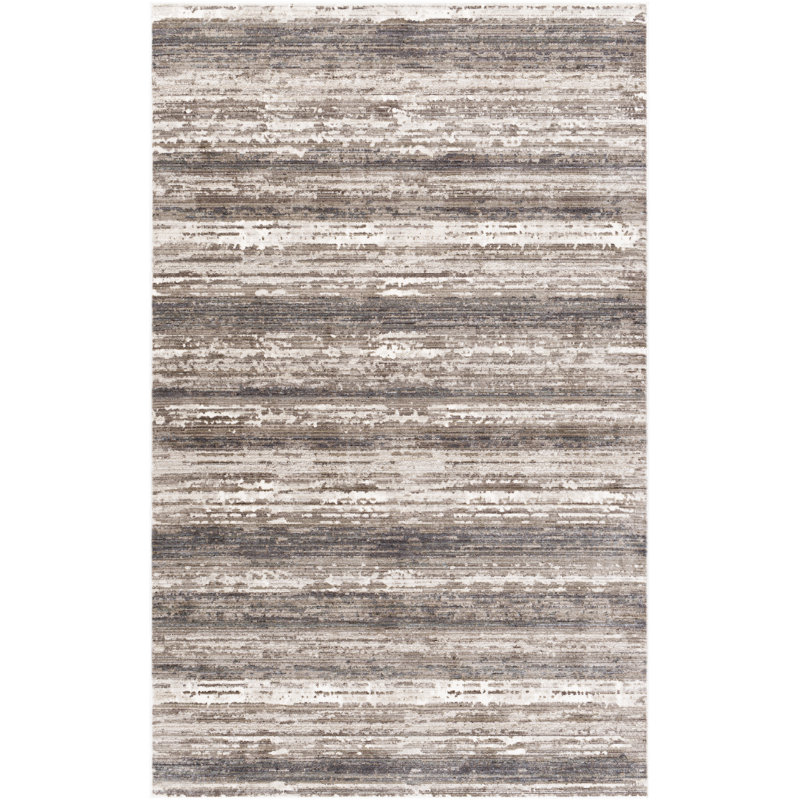 Striped Indoor / Outdoor Rug, Rectangle 7'10" x 10'10"