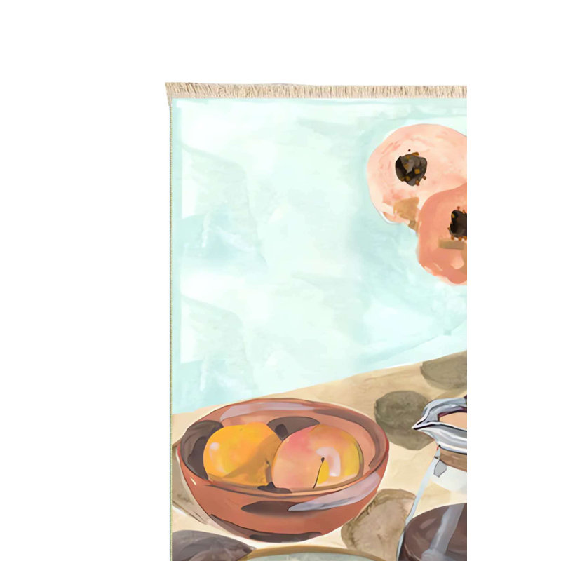 Tapis de cuisine aquarelle