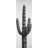 Large Cactus - Best Sellers Gray Framed Matted Print | Decor