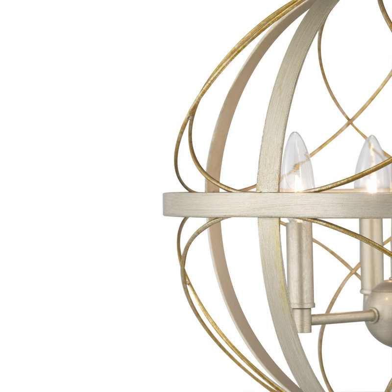 Brandywine 16" Silver Ridge and Bronze LED Pendant Light