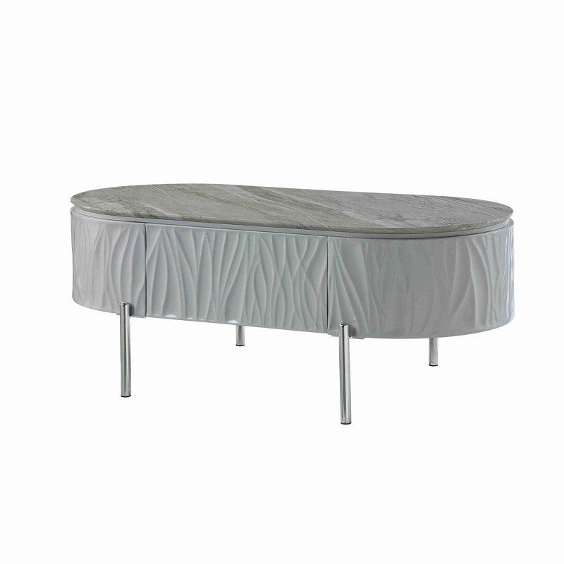 Table de salon à haute brillance