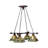 4 - Light Steel Chandelier