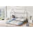 Artavious Twin Size Metal House Shape Platform Bed With Trundle-1097322381