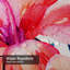 Aquarelle, fleurs tropicales, marbrure géométrique, griffonnage, palmier avec 12 crochets-699059363