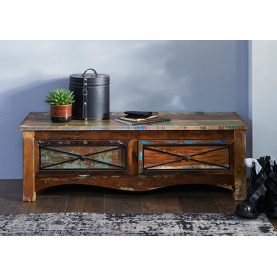 Nature Of Spirit Upholstered Bench with Drawers