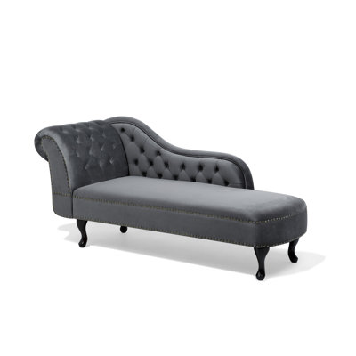 Jeb Velvet Chaise Lounge
