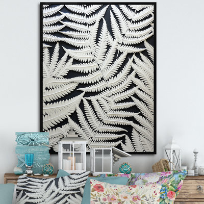«White Ferns Serene Retreat I», reproduction sur toile