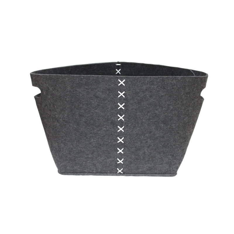 Panier en tissu de rangement feutre, H 9,84 po x l 11,61 po x P 8,07 po