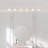 57.4'' 6 -Light Fixed Track Track Kit with Dimmable and Adjustable Head