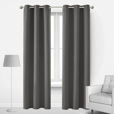 Lompoc Room Darkening Grommet Curtain Panels
