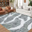 Tapis moderne lavable moderne 9 x 12 grand tapis de salle à manger doux sans perte de poids