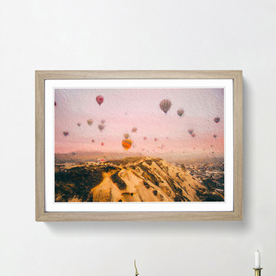 Hot Air Balloon Ride - Framed Print