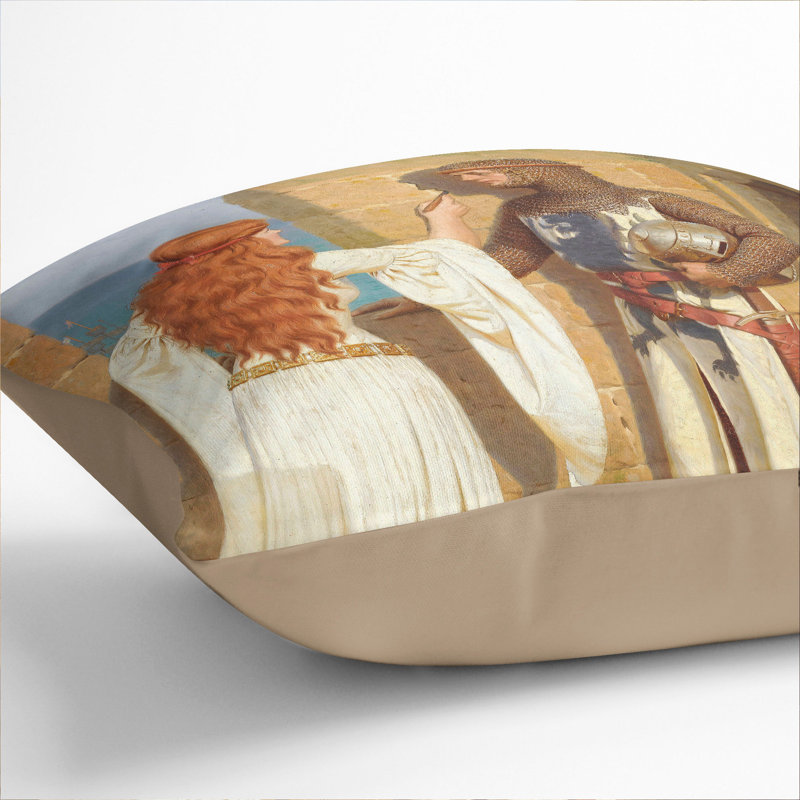 The Shadow Scatter Cushion with Filling, 55cm H x 55cm W x 20cm D, Stone