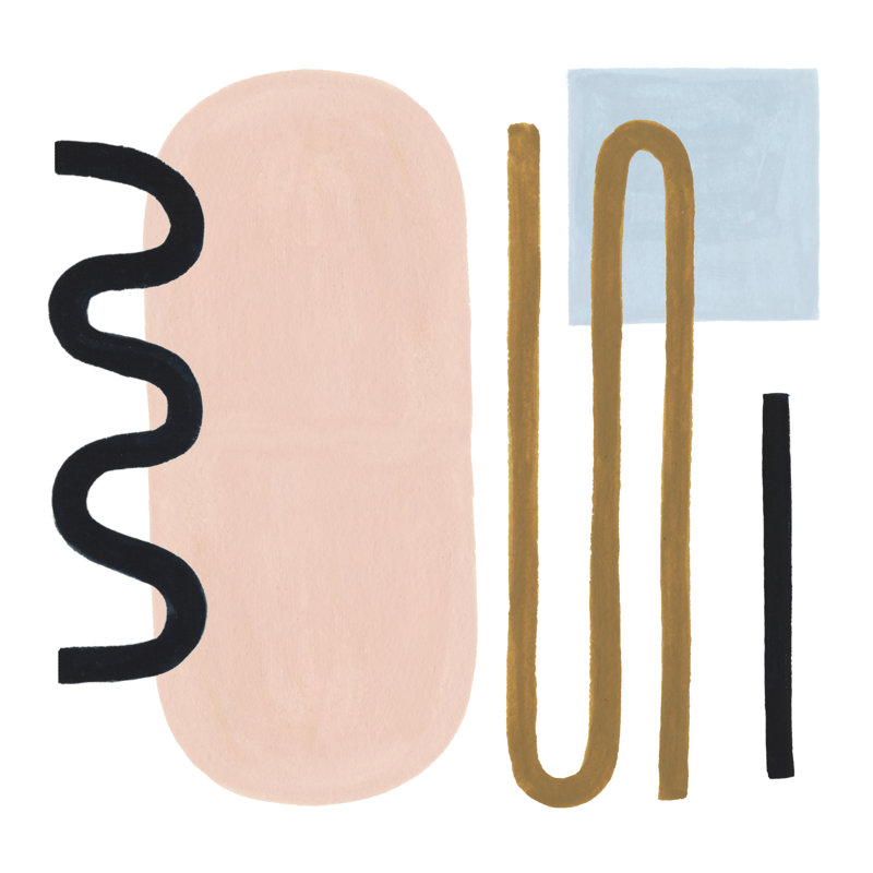 UA CH Informal Formation I by Grace Popp - Wrapped Canvas Painting, 51cm H x 51cm W x 3.8cm D