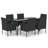 Wicker Patio Dining Set with Rectangular Table-1648434941-1613285811-1613285808