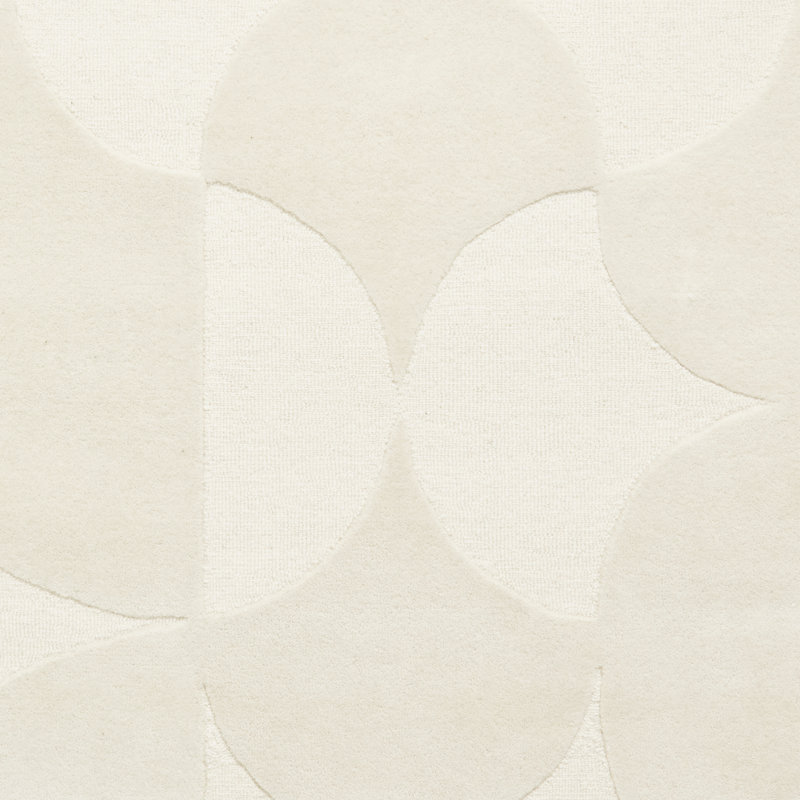 Solid Colour Wool Hand Tufted Area Rug, Rectangle 120 x 170 cm